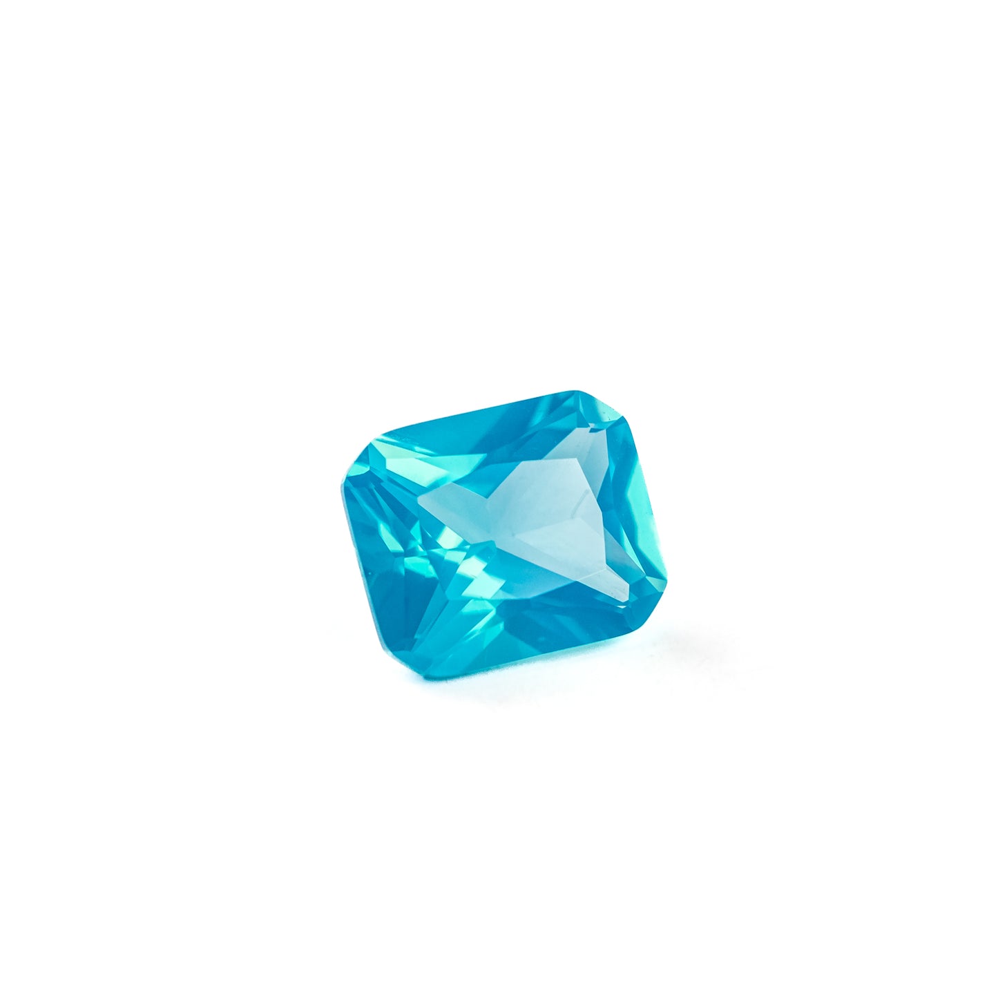 Nanosital #E-224/2 Chalcedony Neon Octagon 12*10 mm, 8*6 mm