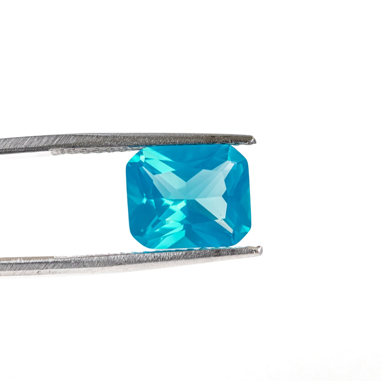 Nanosital #E-224/2 Chalcedony Neon Octagon 12*10 mm, 8*6 mm