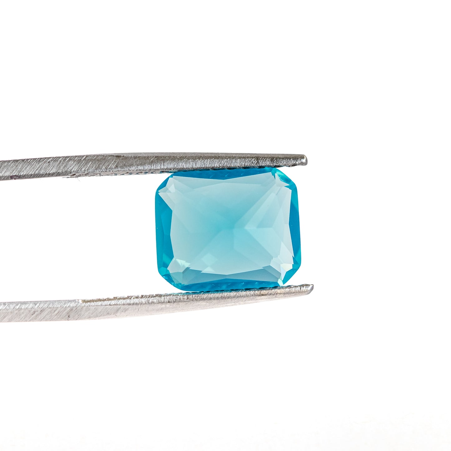 Nanosital #E-224/2 Chalcedony Neon Octagon 12*10 mm, 8*6 mm
