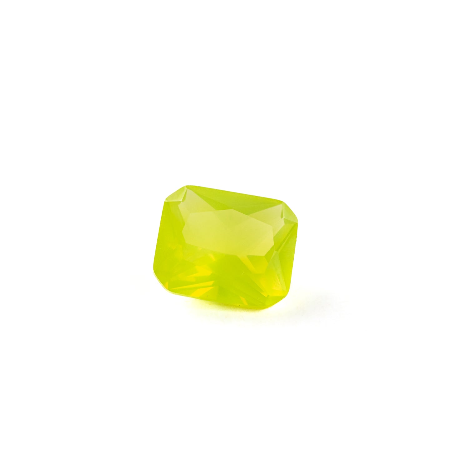 Nanosital #B-2986 Prehnite Yellow Octagon 12*10 mm, 8*6 mm