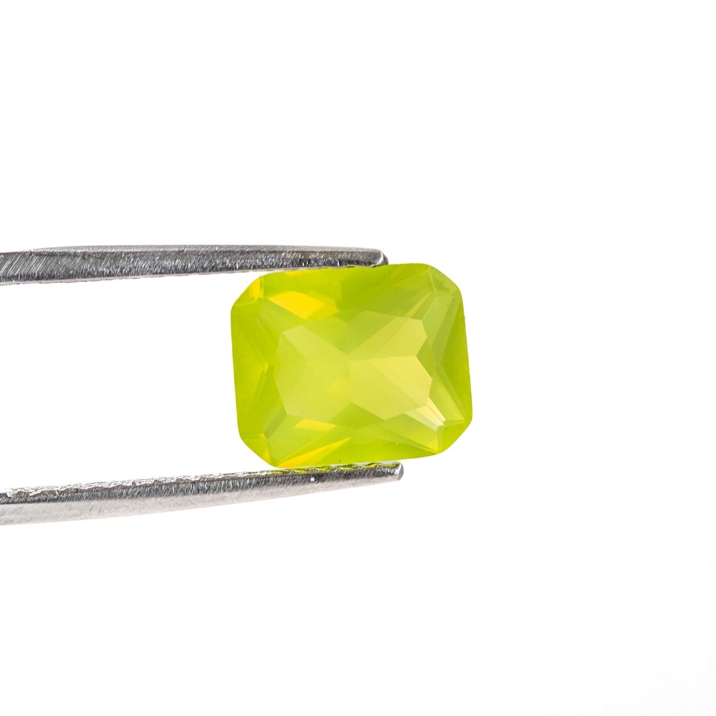 Nanosital #B-2986 Prehnite Yellow Octagon 12*10 mm, 8*6 mm