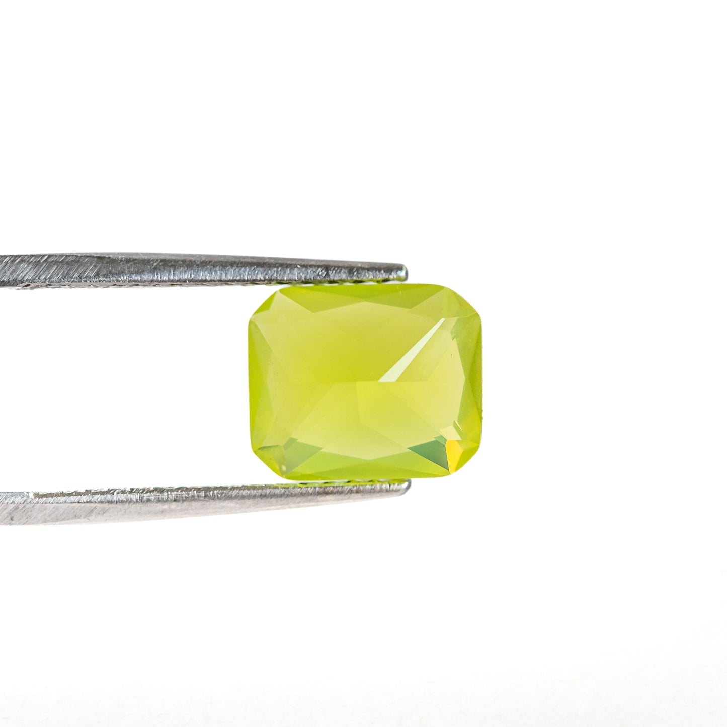 Nanosital #B-2986 Prehnite Yellow Octagon 12*10 mm, 8*6 mm