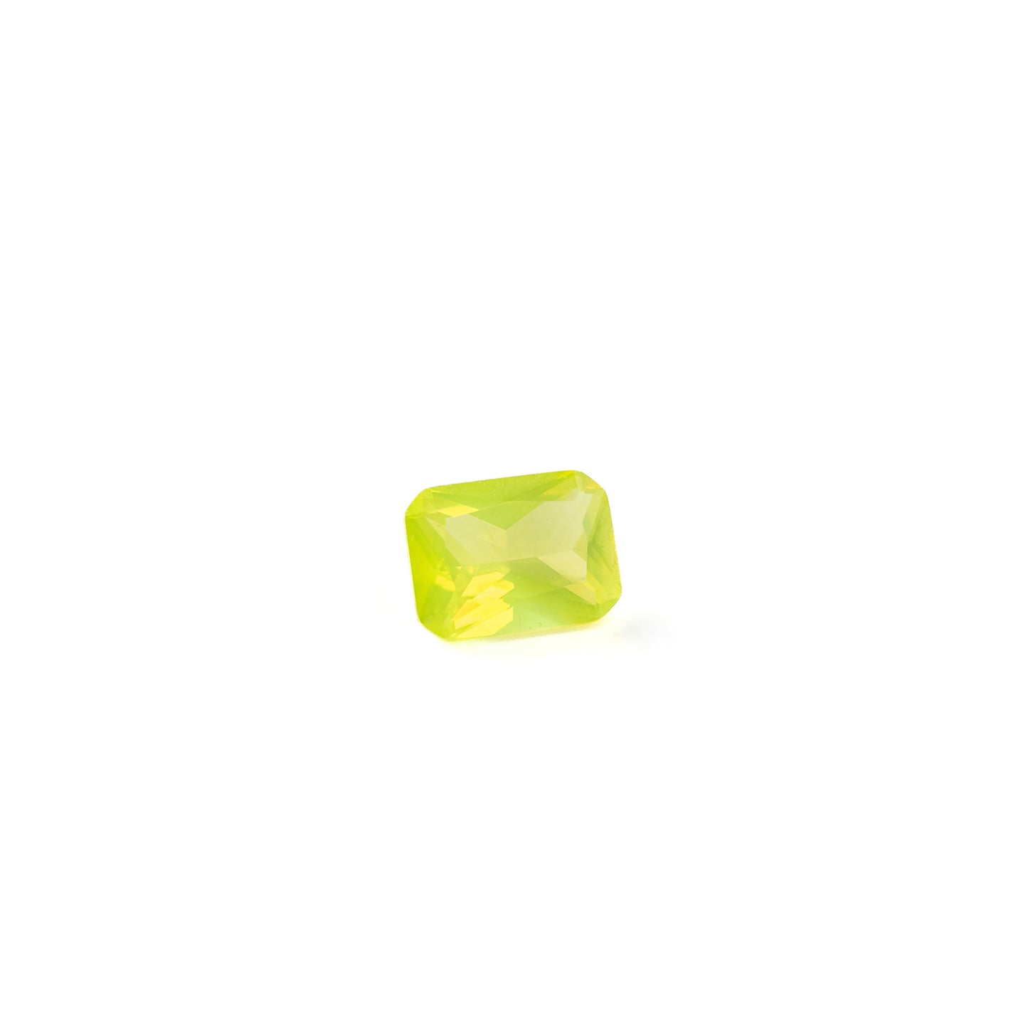 Nanosital #B-2986 Prehnite Yellow Octagon 12*10 mm, 8*6 mm