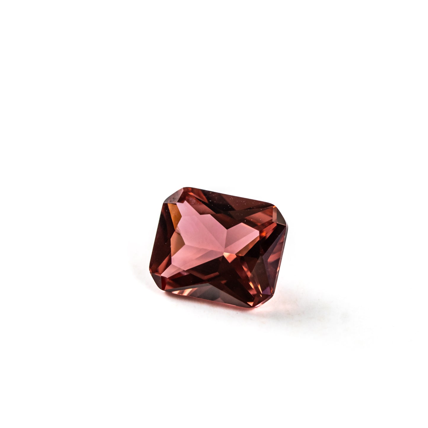 Nanosital #E-100 Rubellite Light Octagon 12*10 mm, 8*6 mm