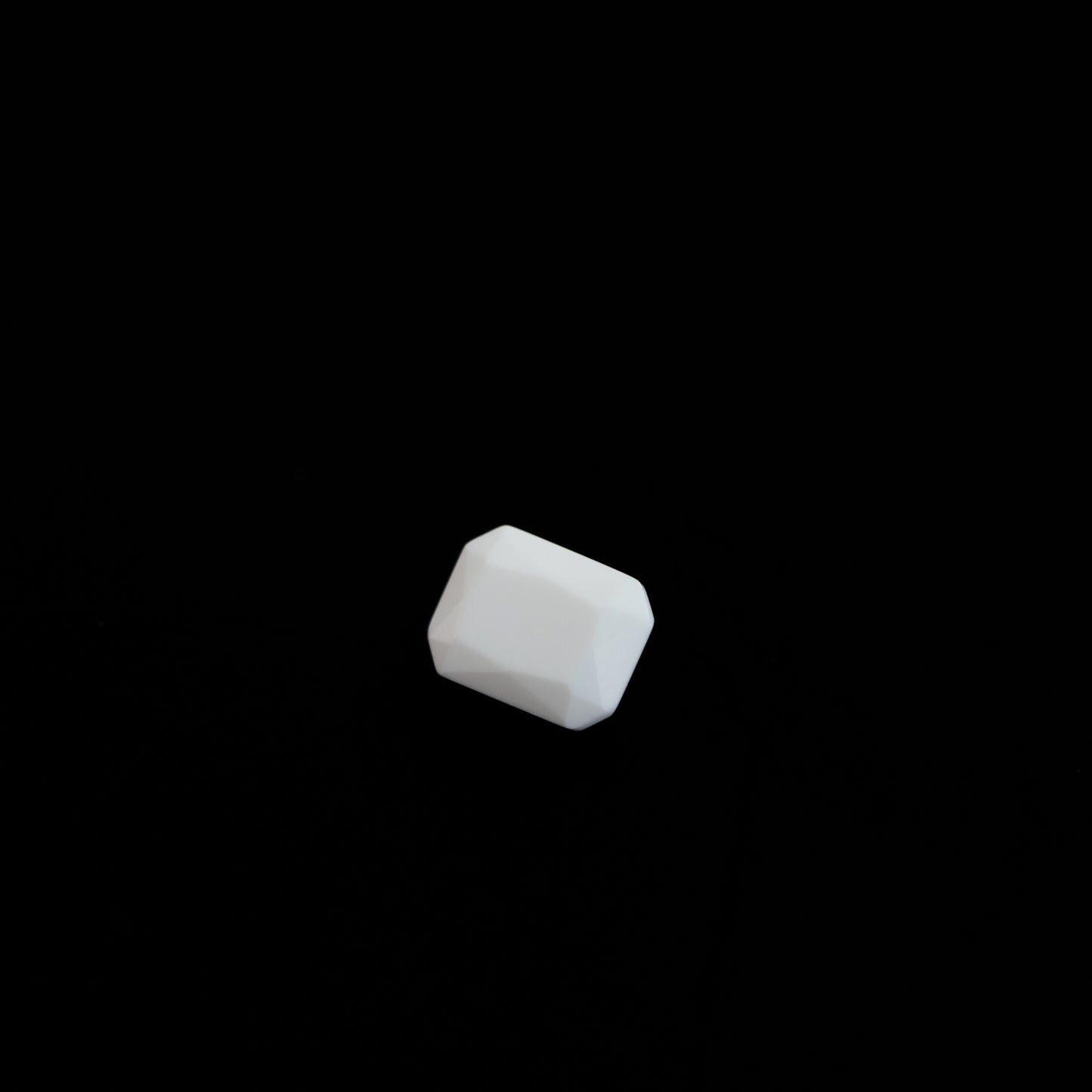 Nanosital #0001 Milky White Octagon 8*6 mm
