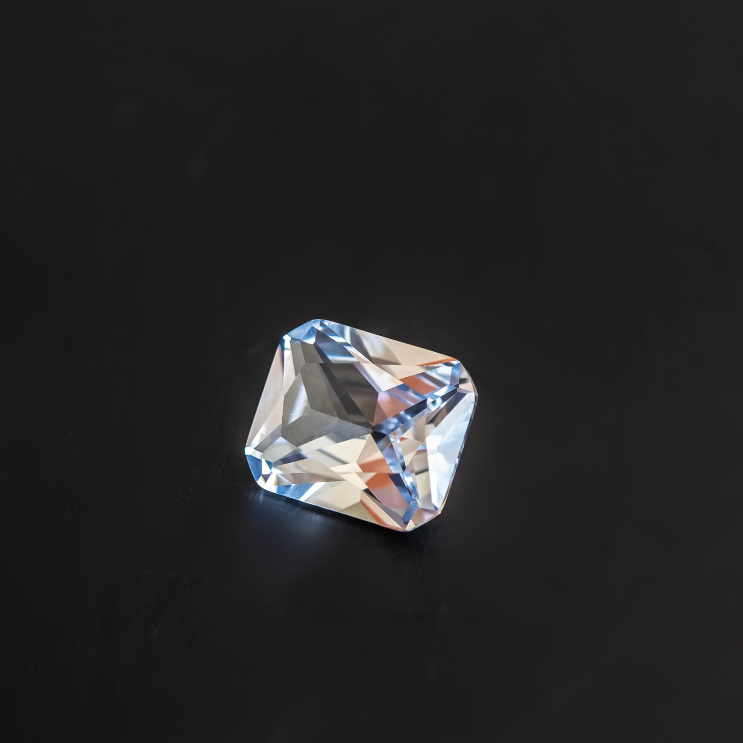 Nanosital #A-144 Ice Blue Octagon 12*10 mm, 8*6 mm