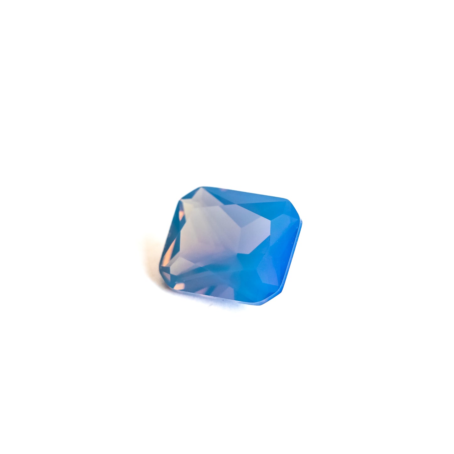 Nanosital #003/2 Chalcedony Blue Octagon 12*10 mm, 8*6 mm