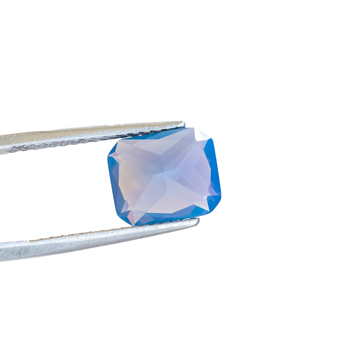 Nanosital #003/2 Chalcedony Blue Octagon 12*10 mm, 8*6 mm