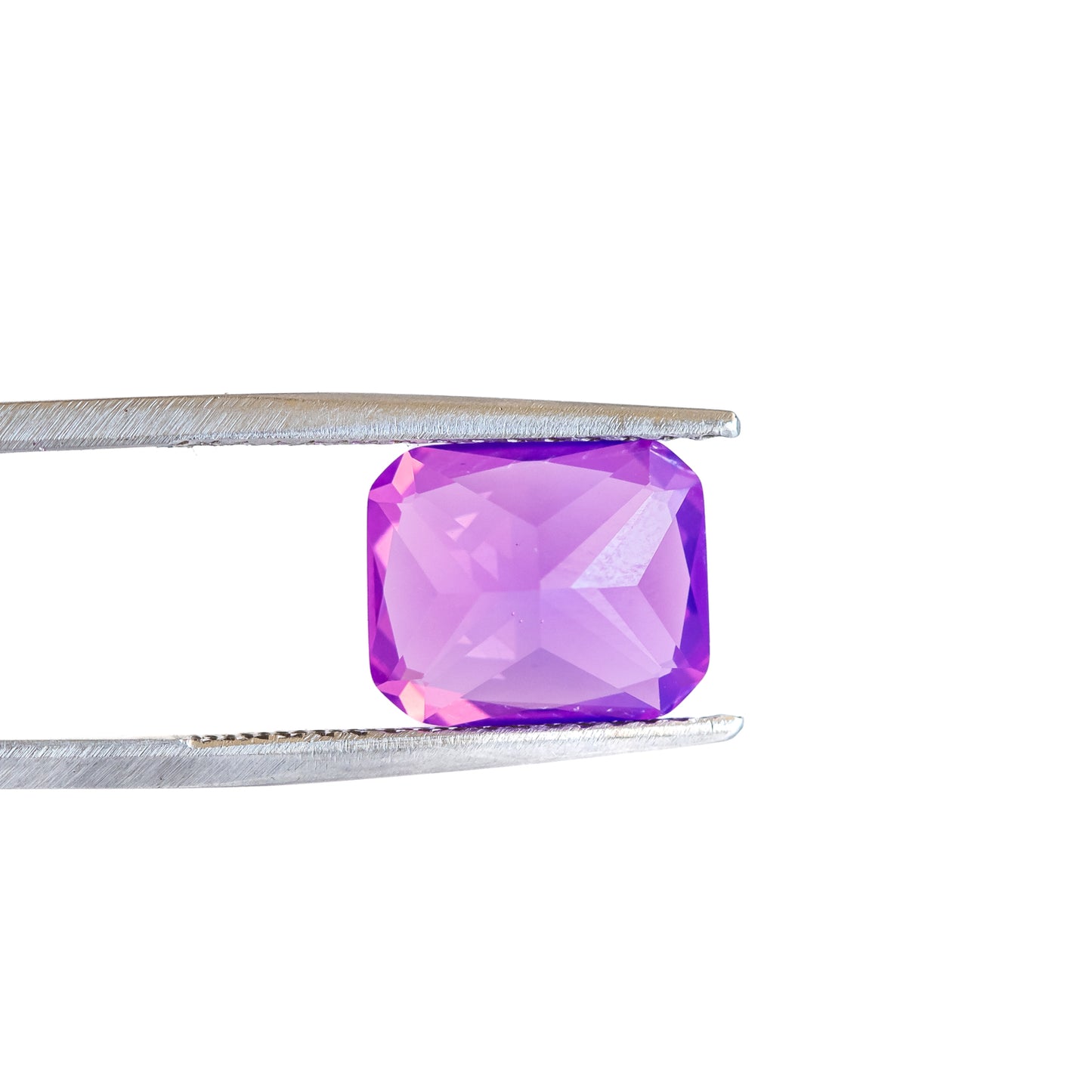 Nanosital #E-182/1 Chalcedony Orchid Purple Octagon 12*10 mm, 8*6 mm