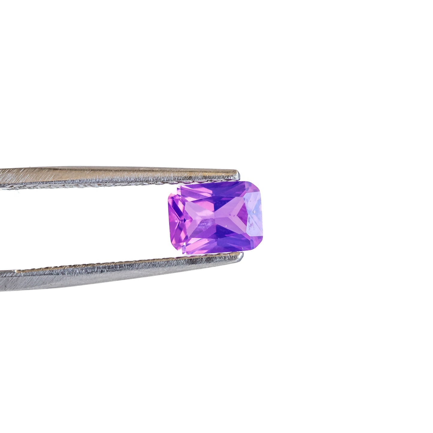 Nanosital #E-182/1 Chalcedony Orchid Purple Octagon 12*10 mm, 8*6 mm