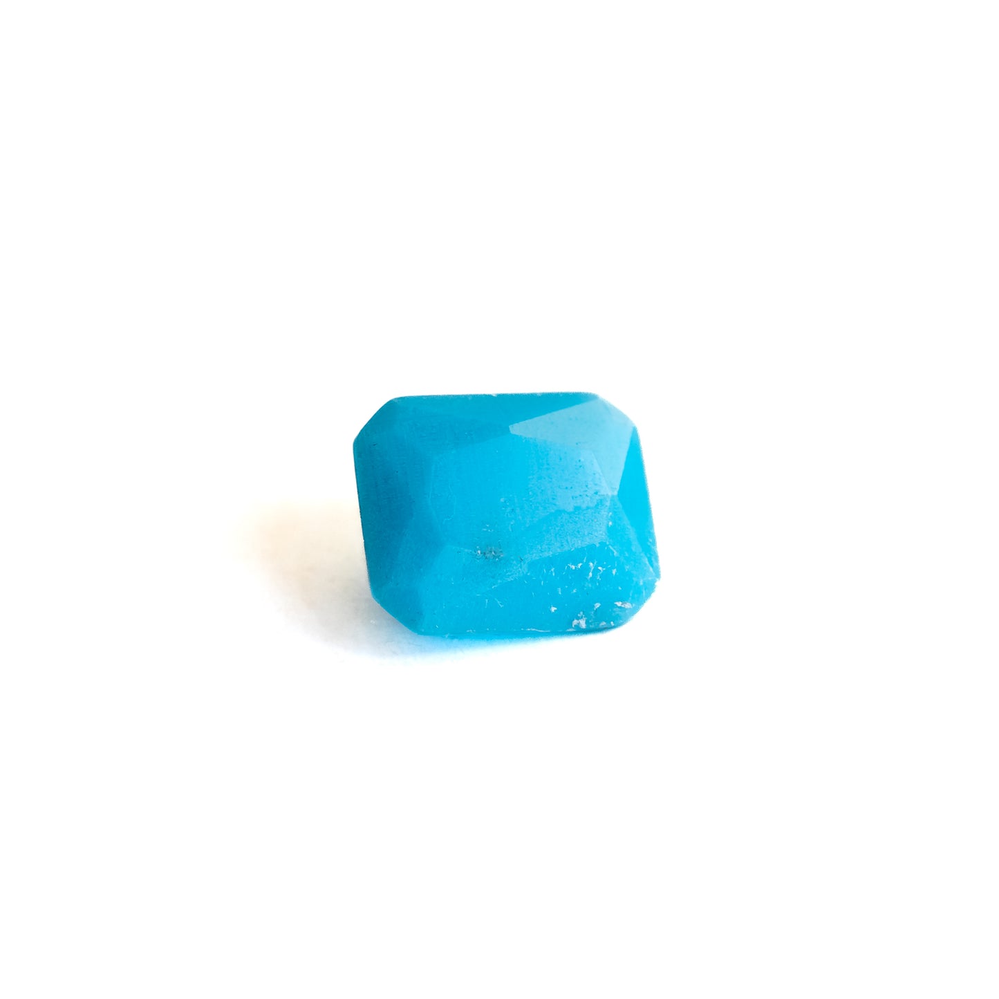 Nanosital #0003/1 Light Turquoise Octagon 12*10 mm, 8*6 mm