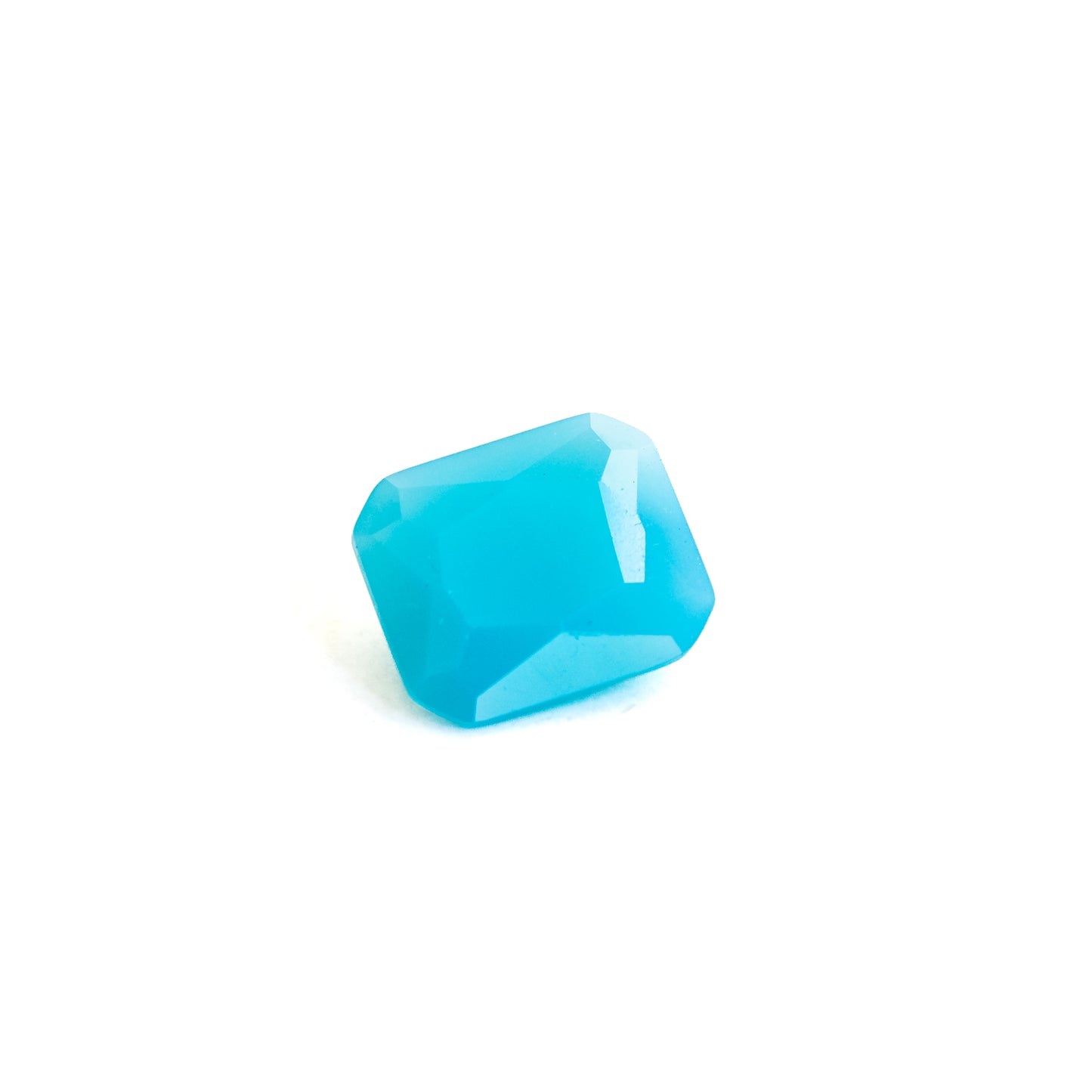 Nanosital #E-253 Blue Lagoon Octagon 12*10 mm, 8*6 mm