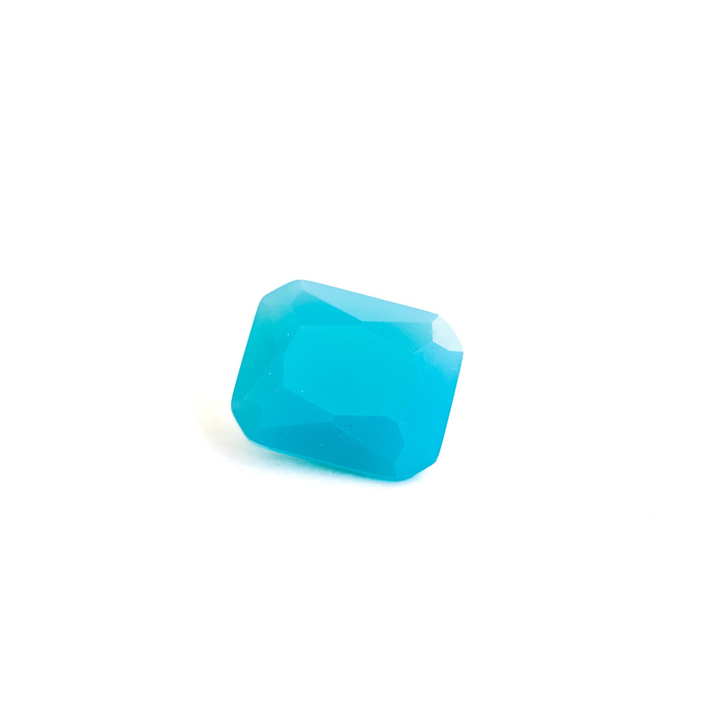 Nanosital #E-253 Blue Lagoon Octagon 12*10 mm, 8*6 mm