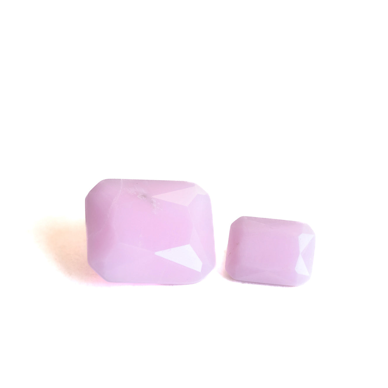Nanosital #0002 Milky Pink Octagon 12*10 mm, 8*6 mm