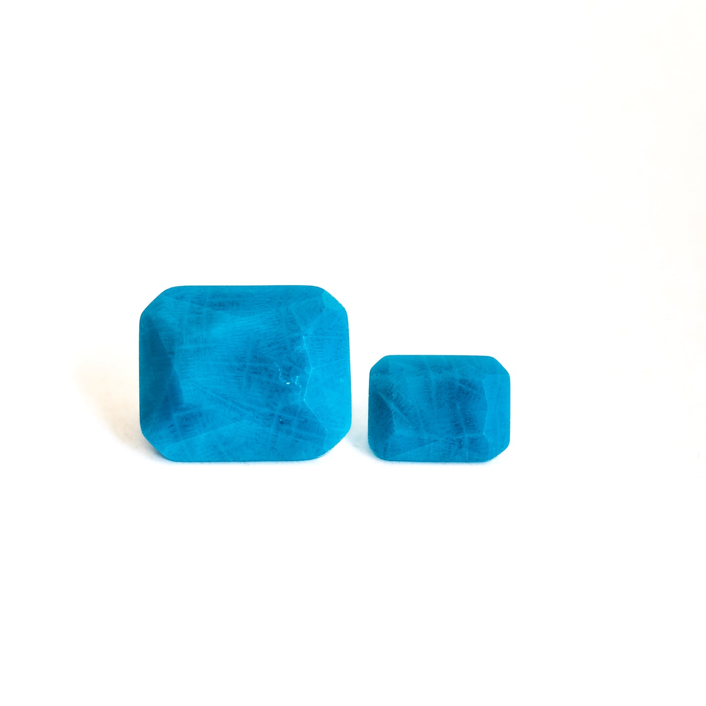 Nanosital #0003/3 Dark Blue Turquoise Octagon 12*10 mm, 8*6 mm
