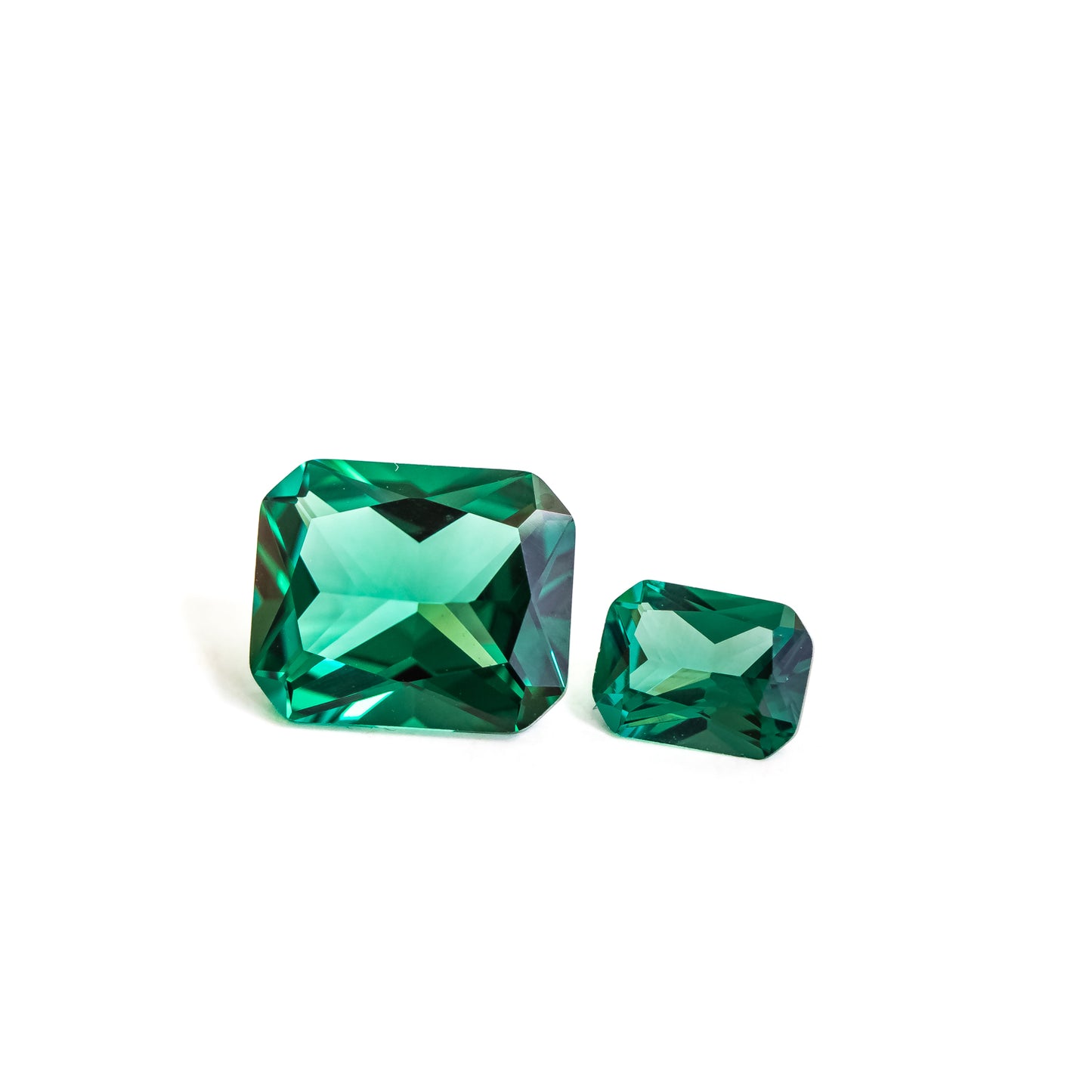 Nanosital #22 Tourmaline Green Octagon 12*10 mm, 8*6 mm