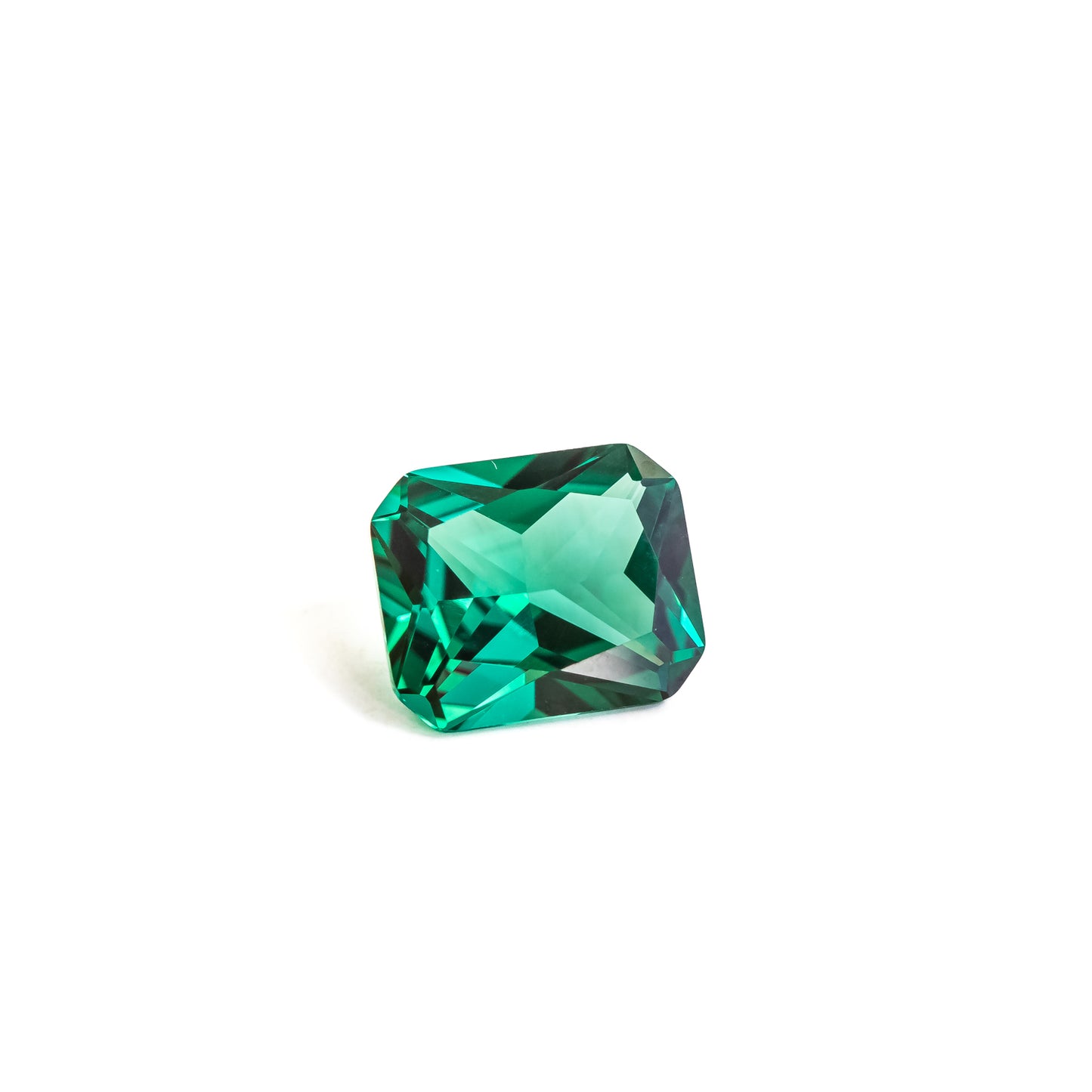 Nanosital #22 Tourmaline Green Octagon 12*10 mm, 8*6 mm