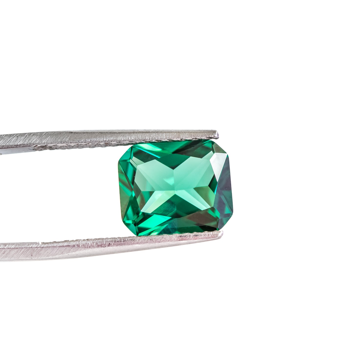 Nanosital #22 Tourmaline Green Octagon 12*10 mm, 8*6 mm