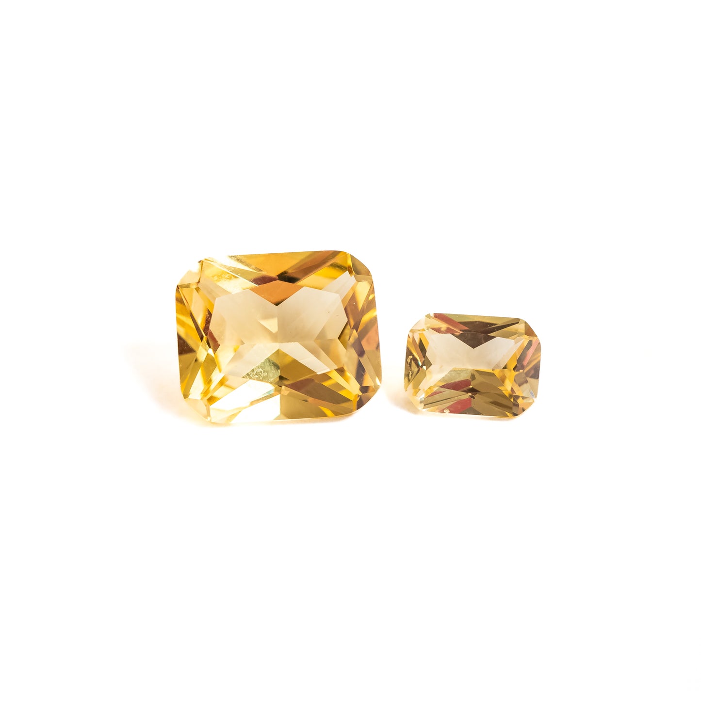Nanosital #E-399 Gold Octagon 12*10 mm, 8*6 mm