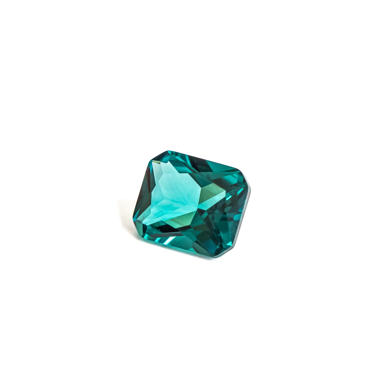 Nanosital #A-75 Tourmaline Paraiba Octagon 12*10 mm, 8*6 mm