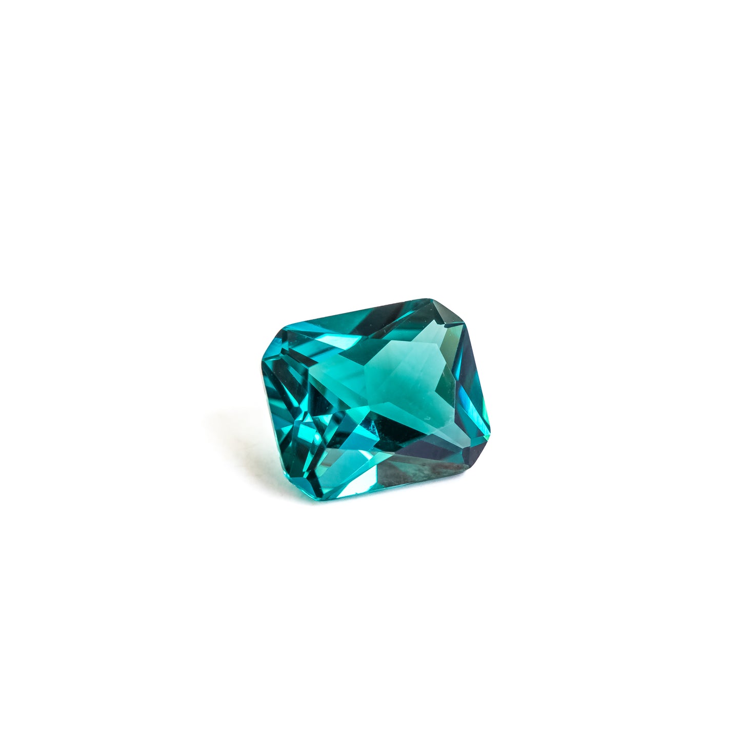 Nanosital #A-75 Tourmaline Paraiba Octagon 12*10 mm, 8*6 mm