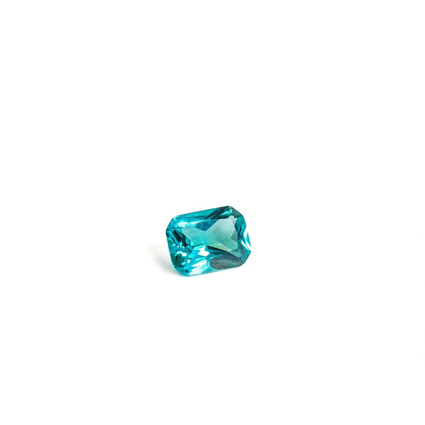 Nanosital #A-75 Tourmaline Paraiba Octagon 12*10 mm, 8*6 mm