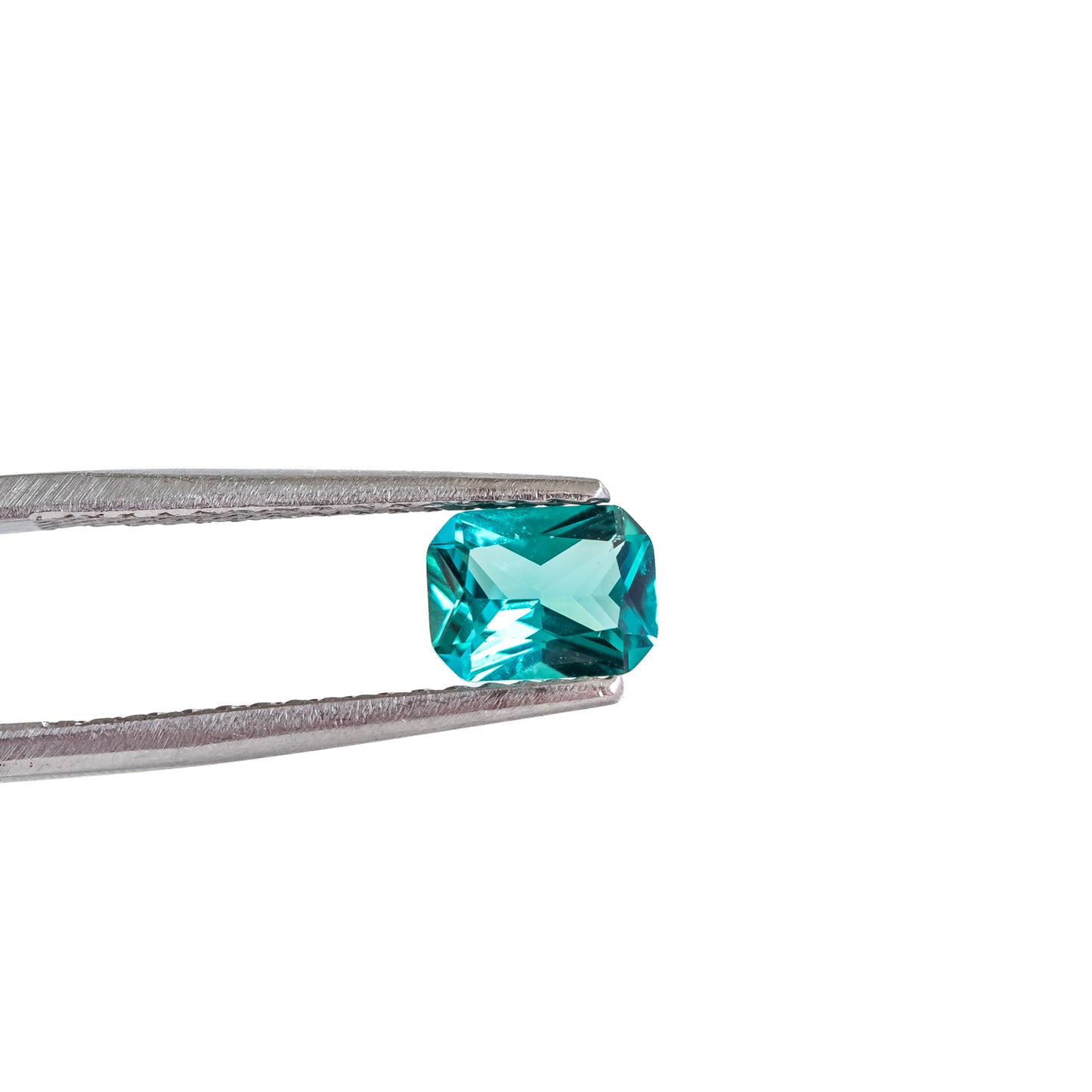 Nanosital #A-75 Tourmaline Paraiba Octagon 12*10 mm, 8*6 mm