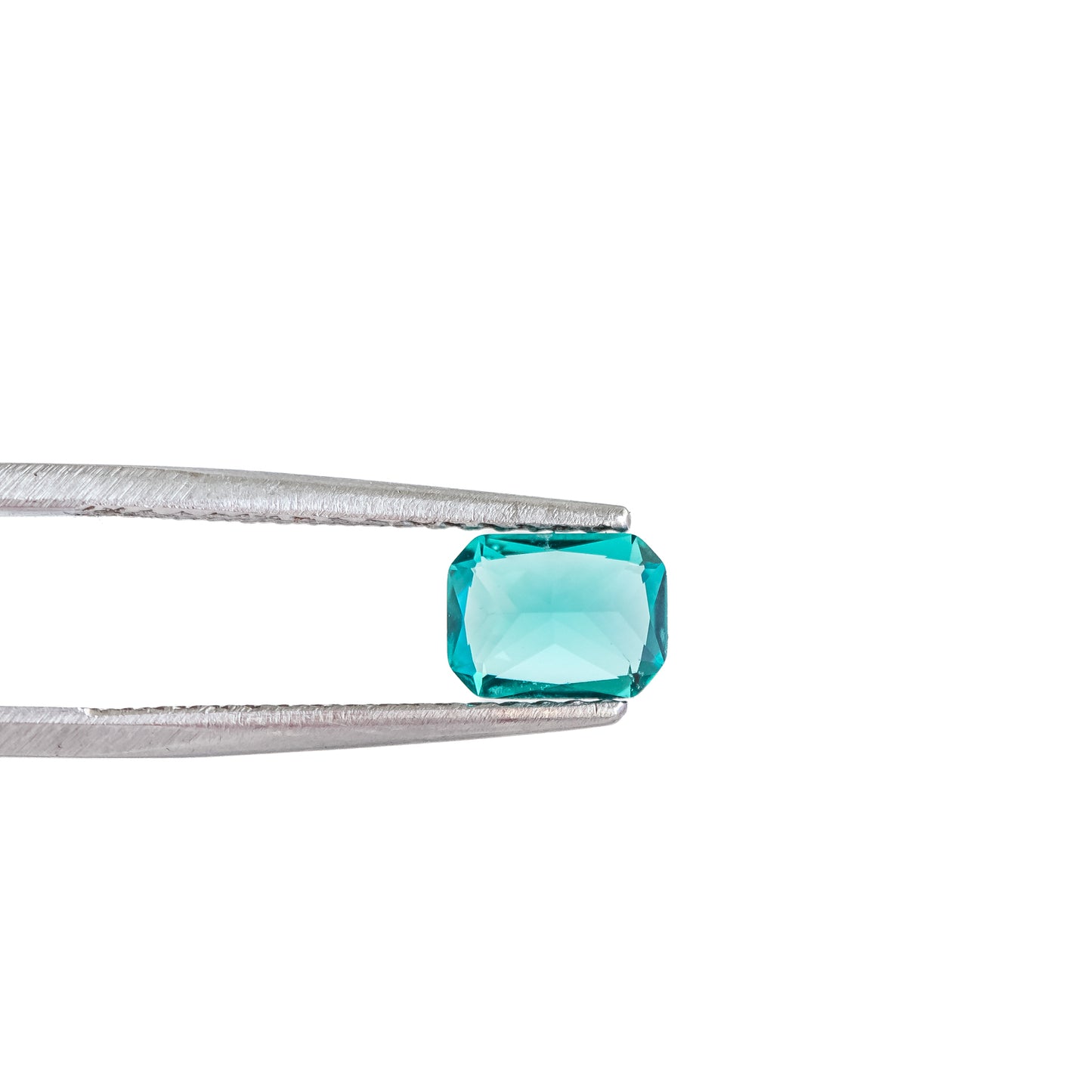 Nanosital #A-75 Tourmaline Paraiba Octagon 12*10 mm, 8*6 mm