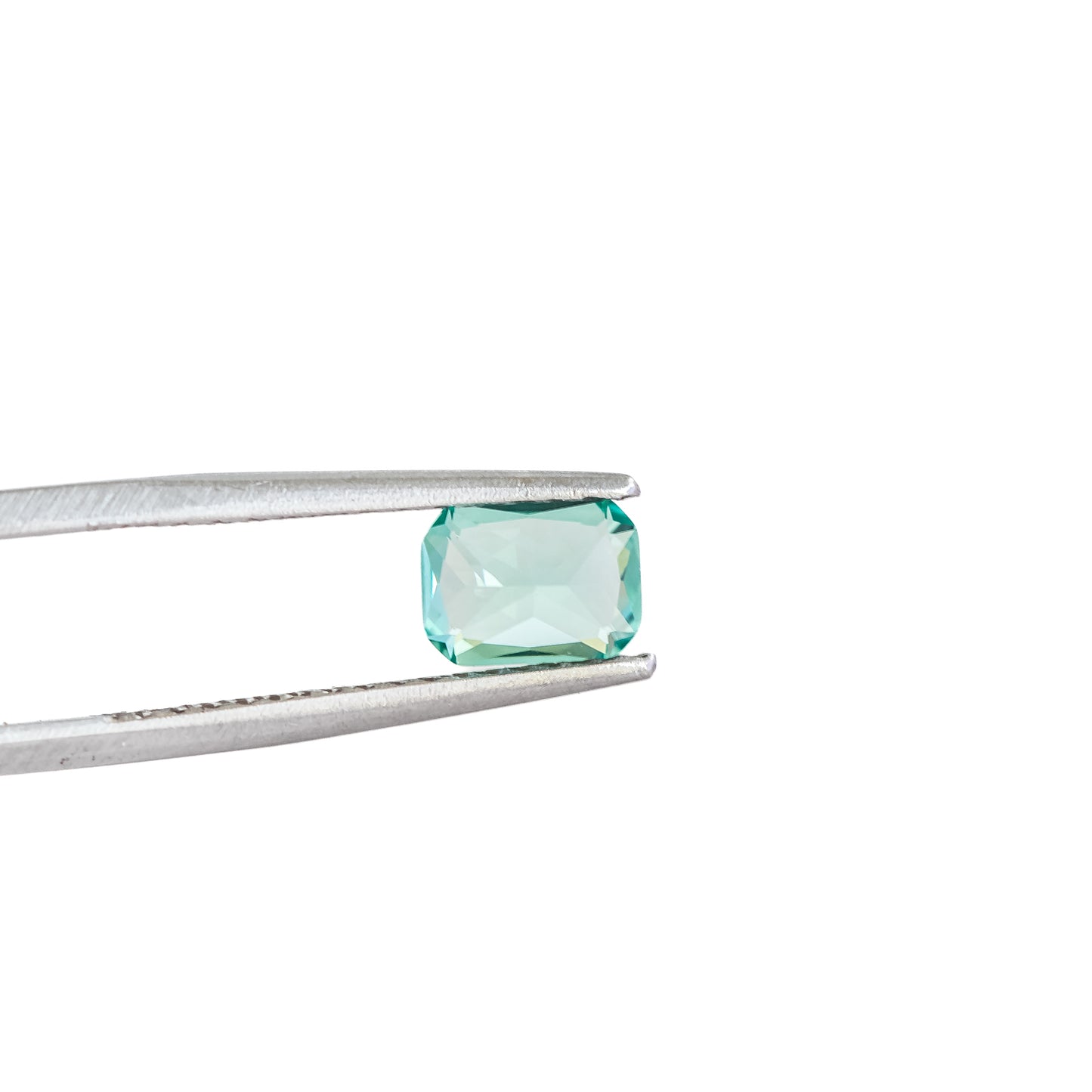 Nanosital #25 Tourmaline Green Bluish Octagon 12*10 mm, 8*6 mm