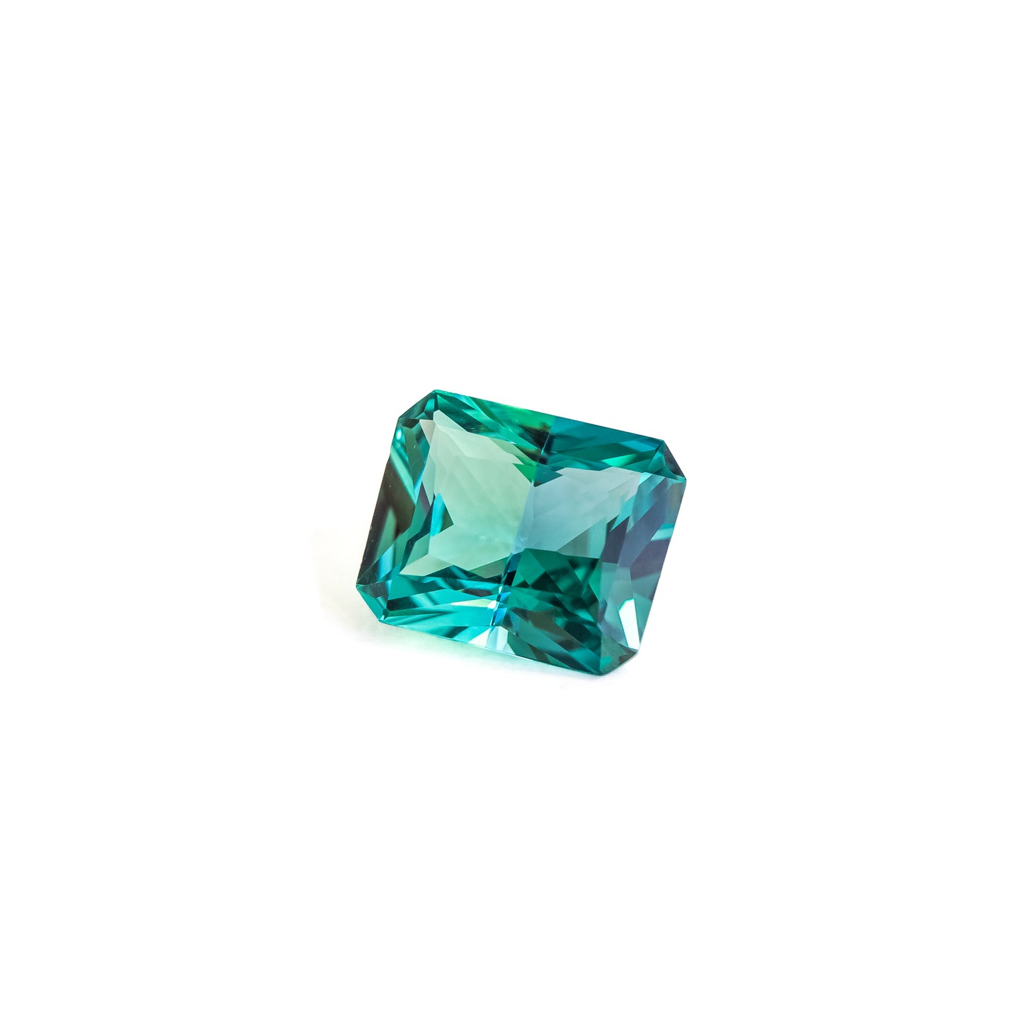 Nanosital Bi-color Blue-Green #A-111+A-5913 Octagon 12*10 mm