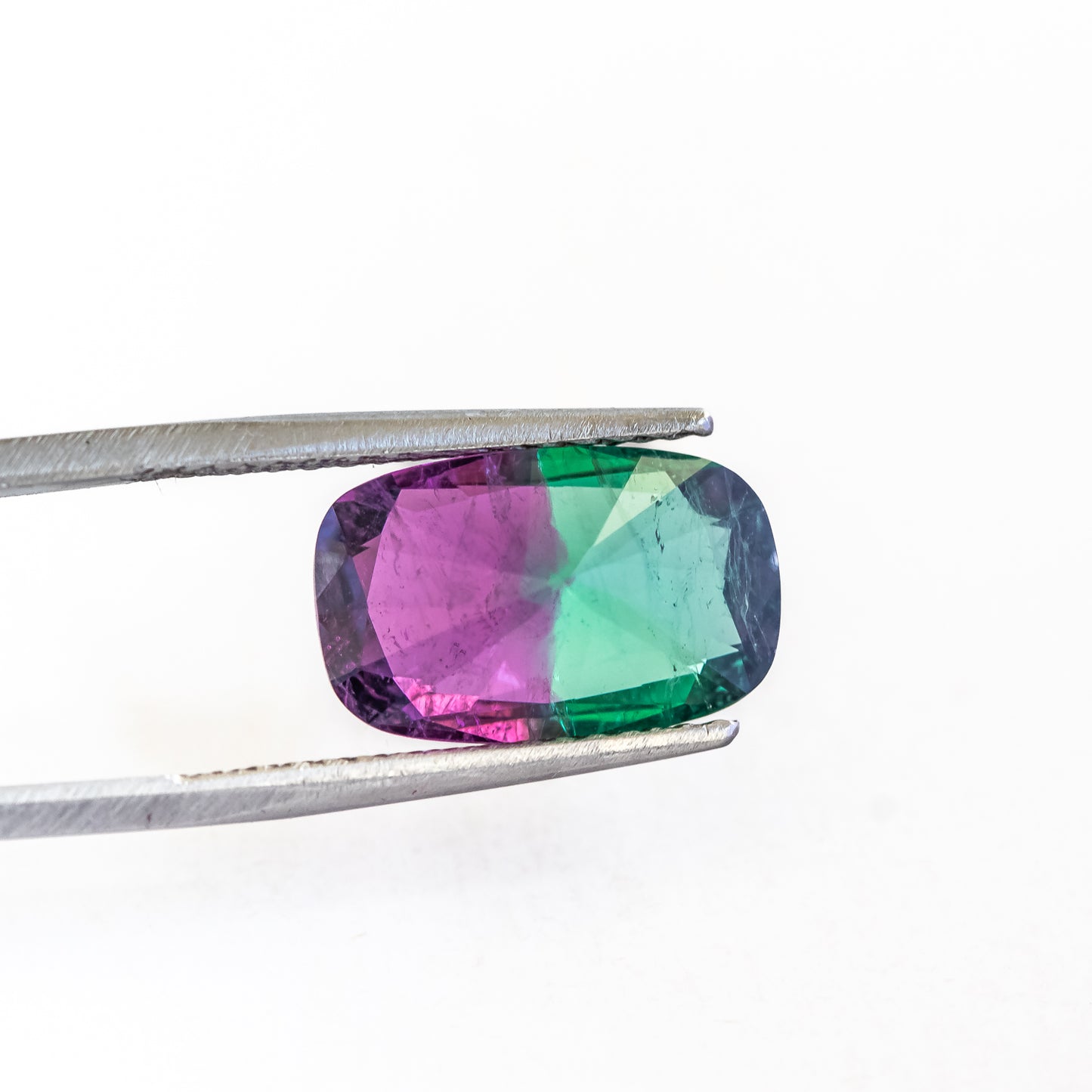 Nanosital Bi-color Pink-Green #Z-9095+Z-5913 Cushion 16*10 mm