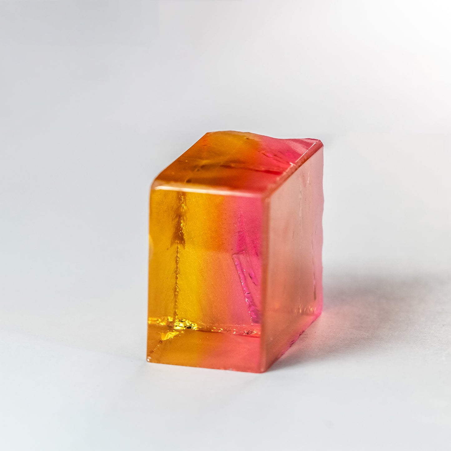 Nanosital Bi-color #A-3674 + #E-8996 Pink-Yellow rough 0.23 kg