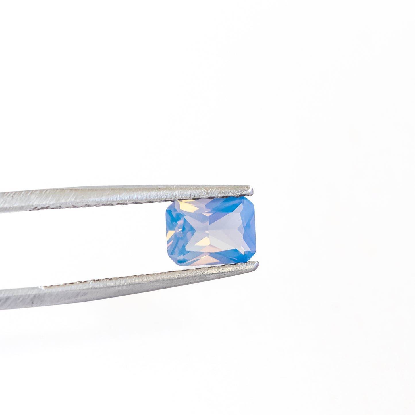 Nanosital #003/2 Chalcedony Blue Octagon 12*10 mm, 8*6 mm