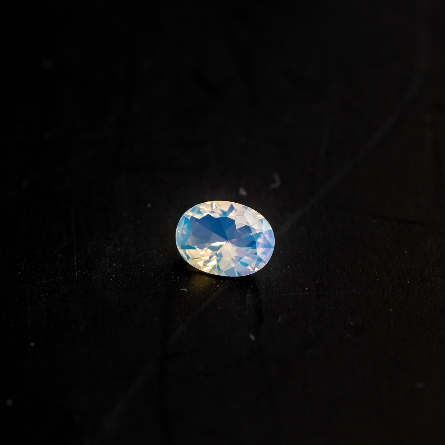 Nanosital #001 White Opal Oval 8*6 mm, 6*4 mm