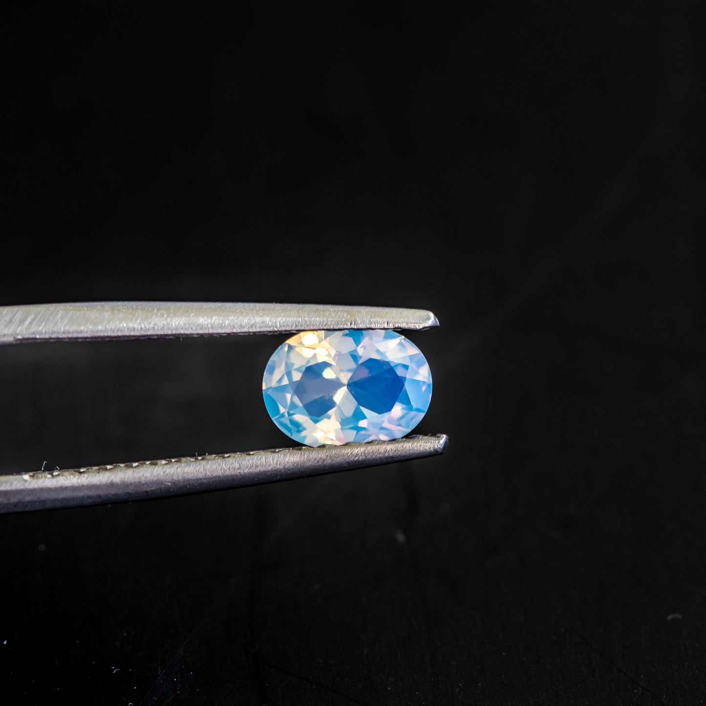 Nanosital #001 White Opal Oval 8*6 mm, 6*4 mm