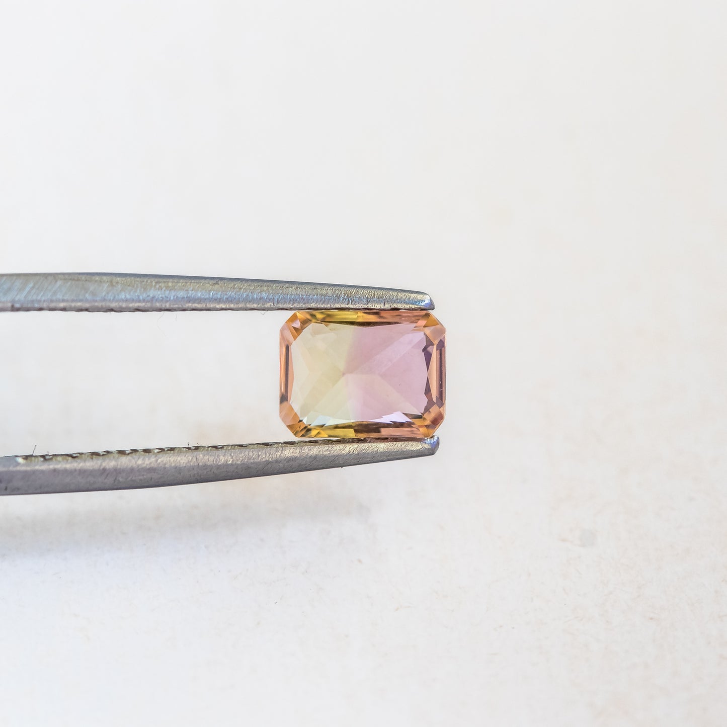 Nanosital Bi-color Champagne-Yellow #777+E-399 Octagon 12*10 mm, 8*6 mm
