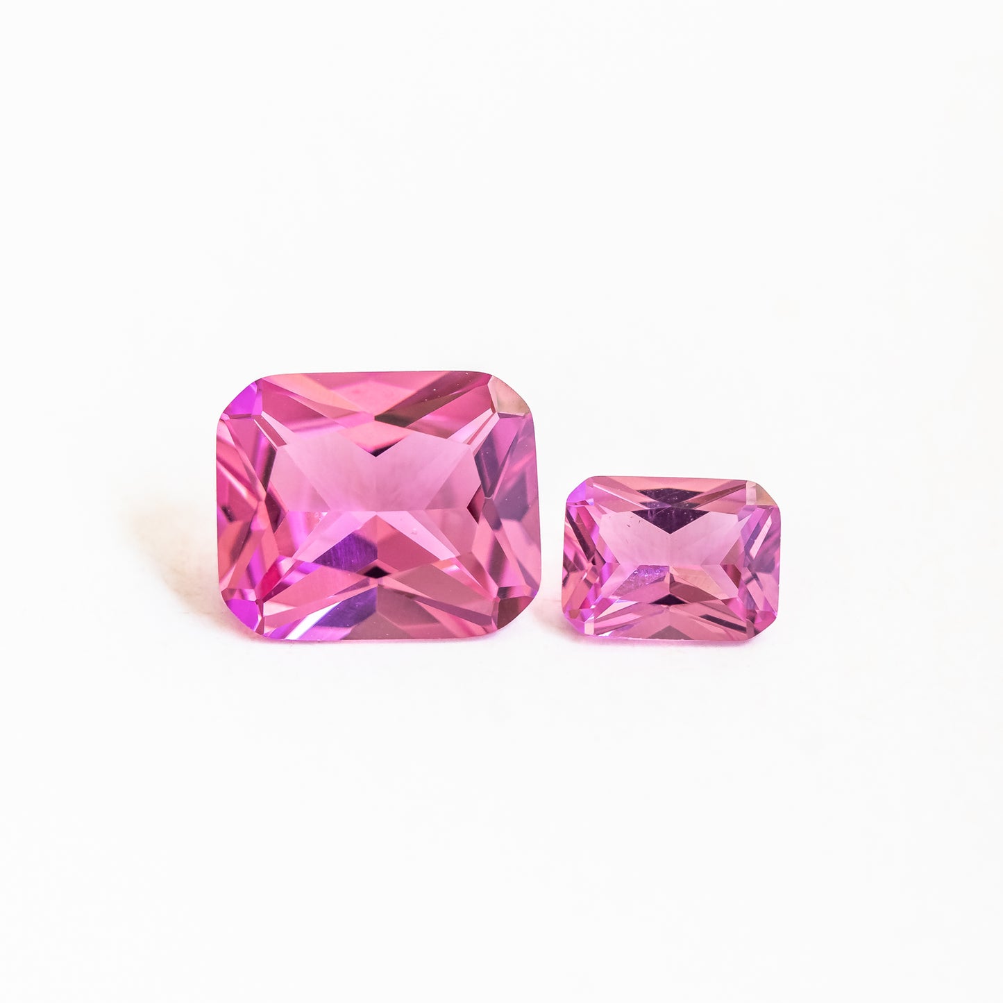 Nanosital #A-8483 Kunzite Octagon 12*10 mm, 8*6 mm