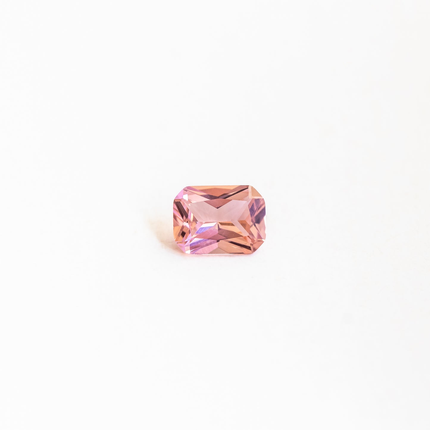 Nanosital #A-1076 Salmon Octagon 12*10 mm, 8*6 mm