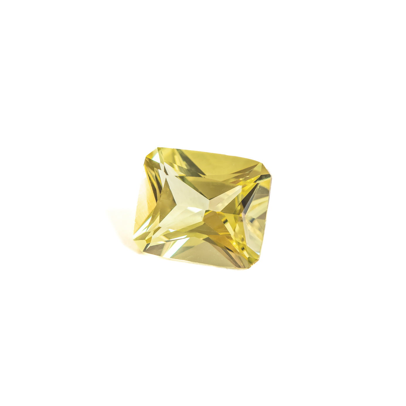 Nanosital #A-1302 Yellow Octagon 12*10 mm, 8*6 mm