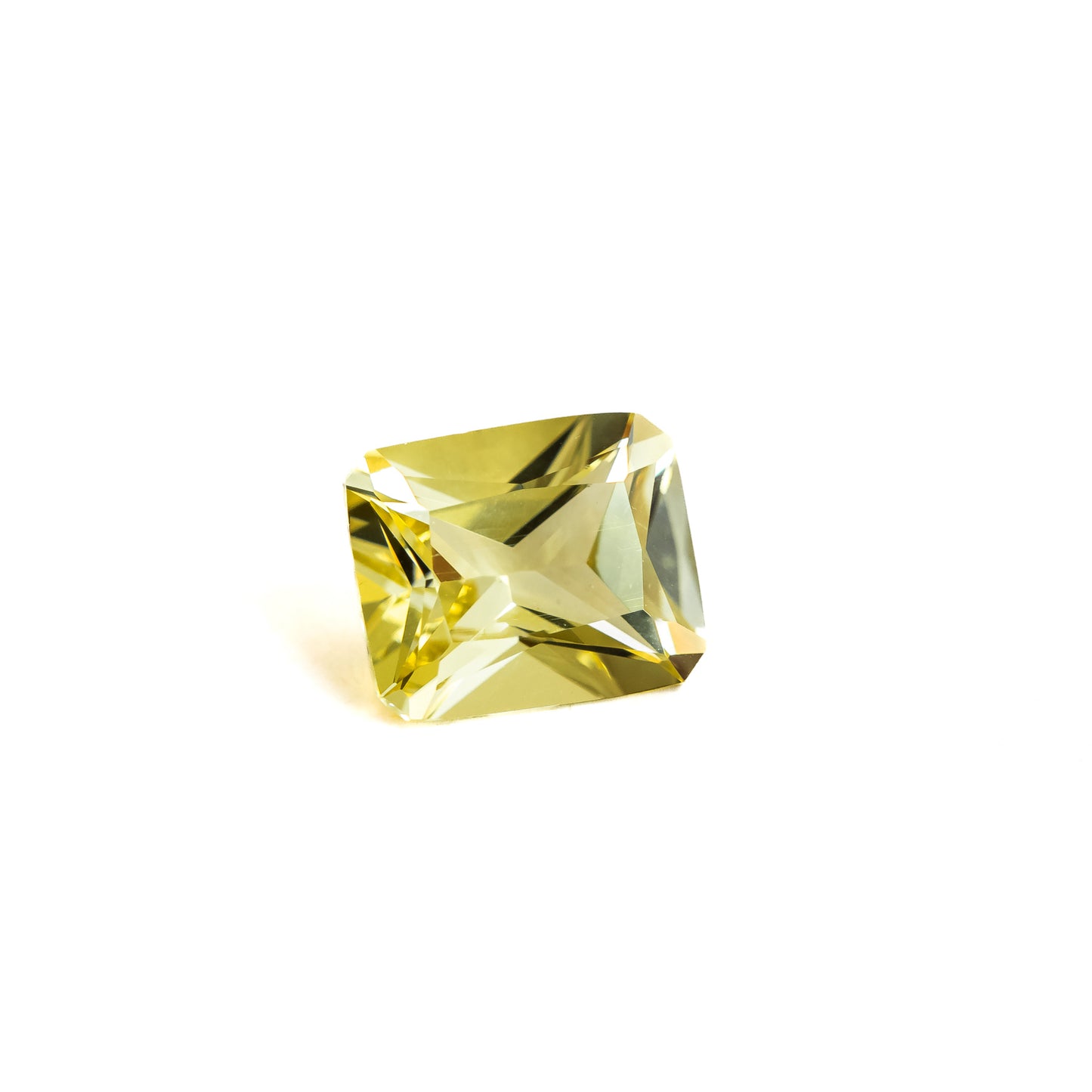 Nanosital #A-1302 Yellow Octagon 12*10 mm, 8*6 mm