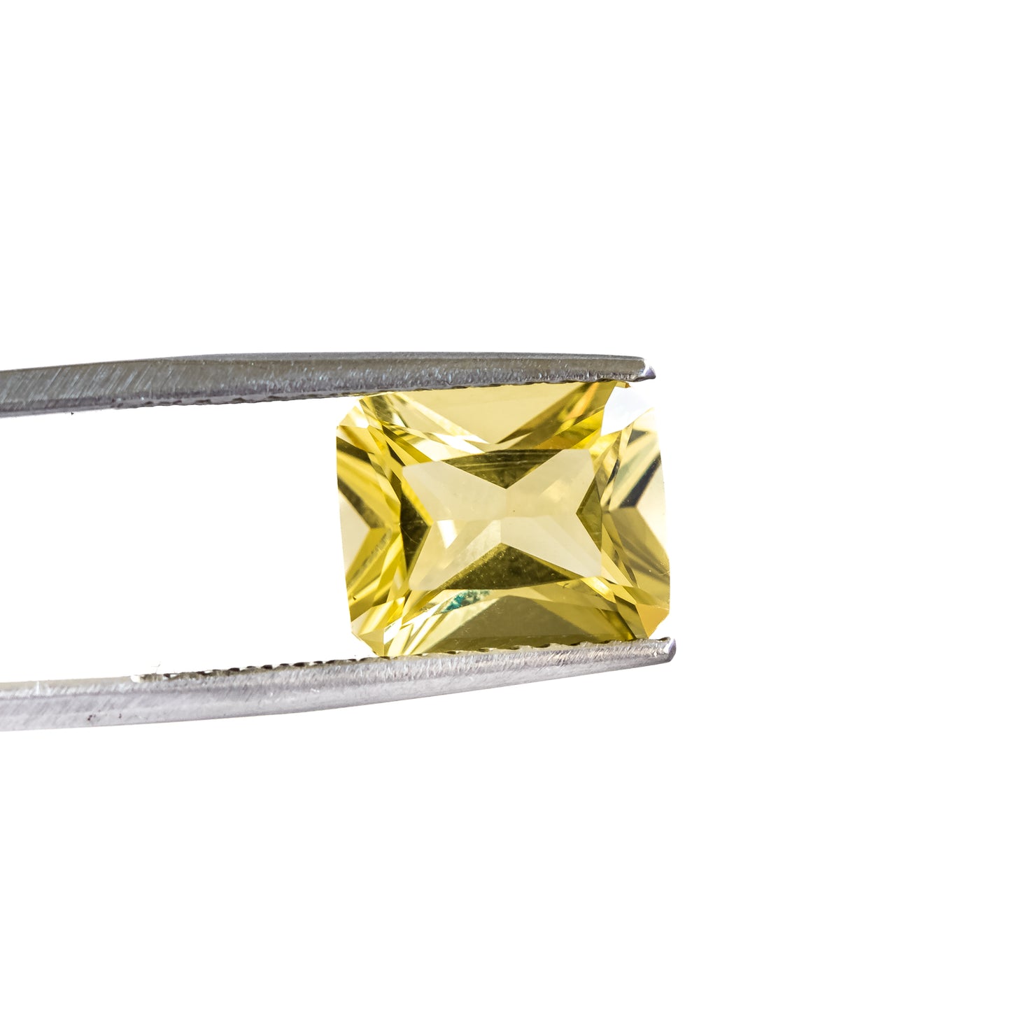 Nanosital #A-1302 Yellow Octagon 12*10 mm, 8*6 mm