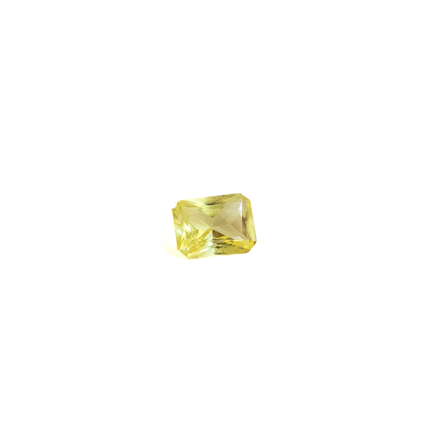 Nanosital #A-1302 Yellow Octagon 12*10 mm, 8*6 mm