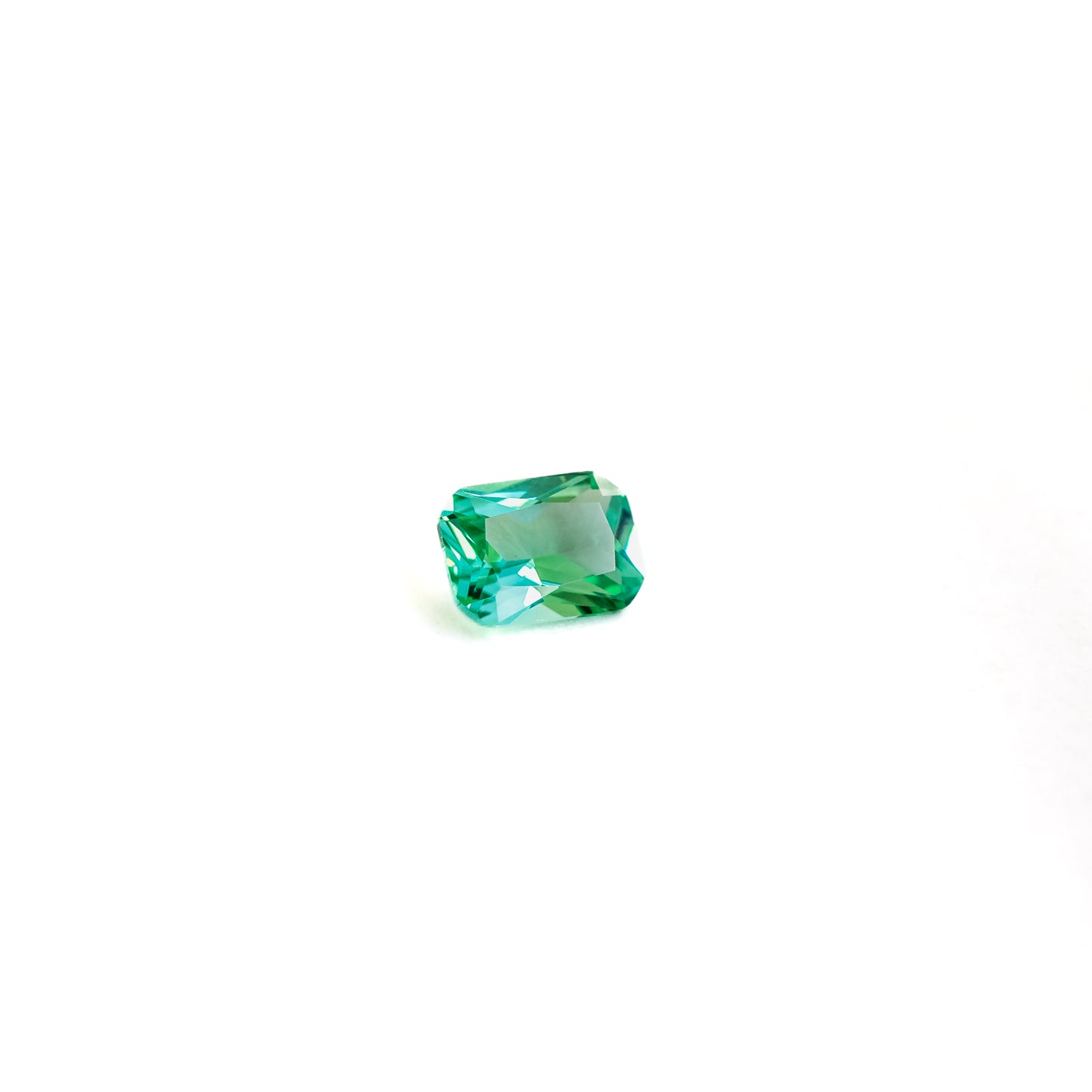 Nanosital #A-785 Emerald Super Light Octagon 12*10 mm, 8*6 mm