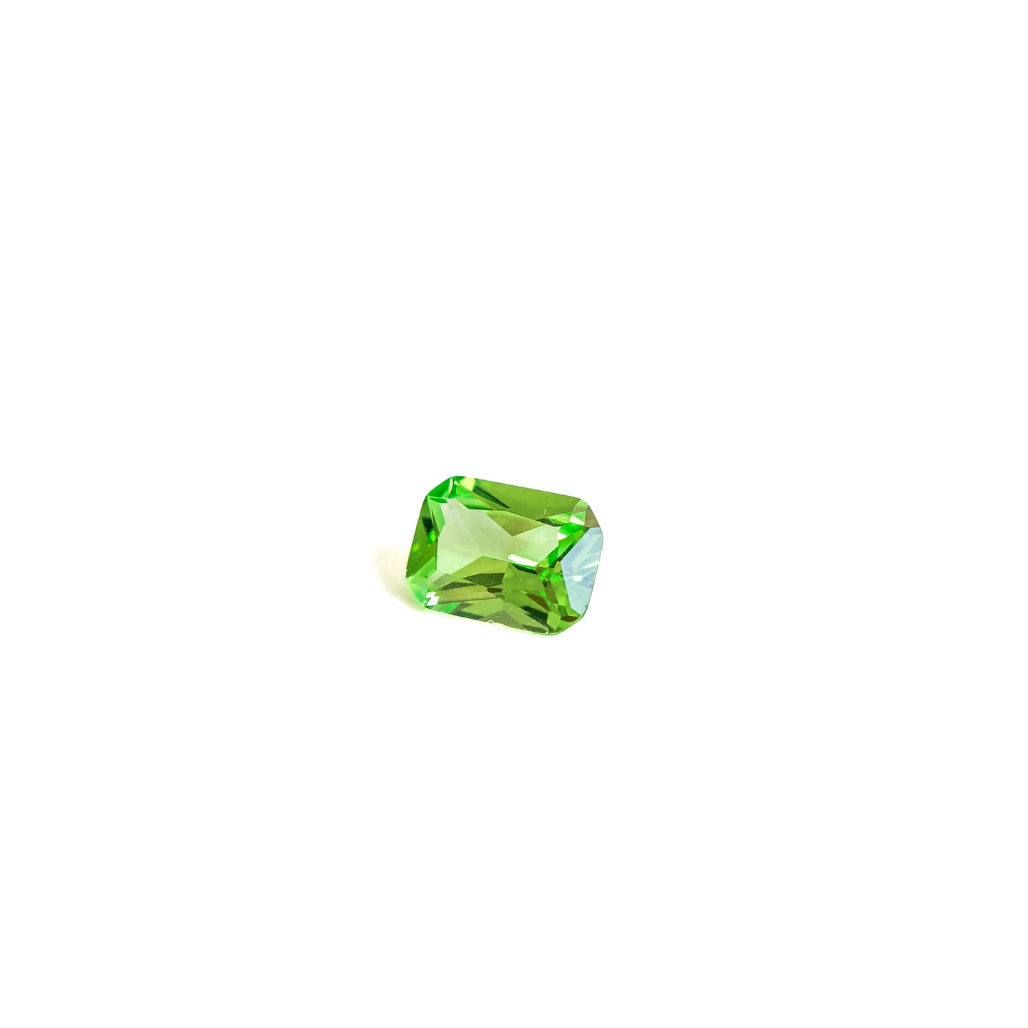 Nanosital #A-3855 Tsavorite Octagon 12*10 mm, 8*6 mm