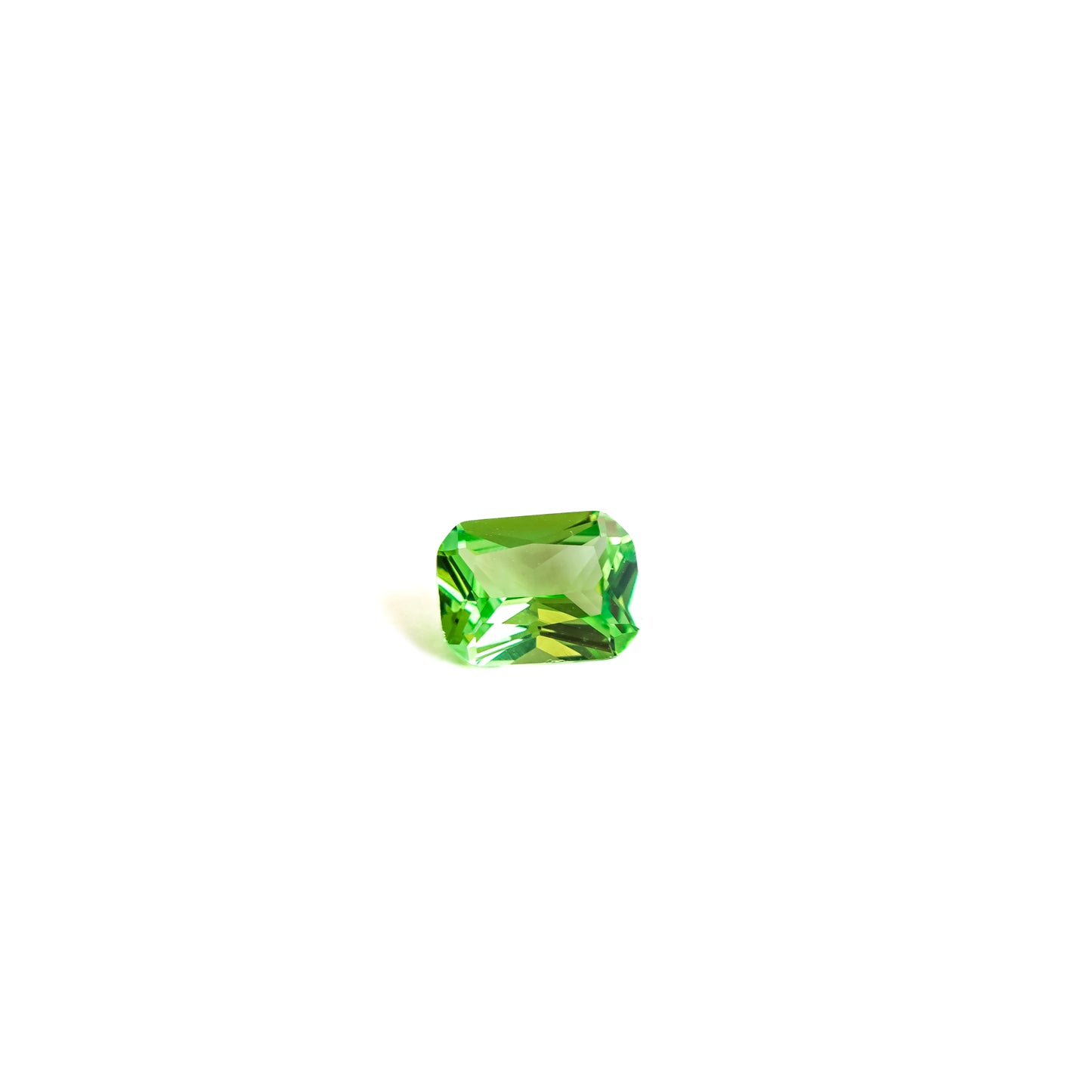 Nanosital #A-3855 Tsavorite Octagon 12*10 mm, 8*6 mm
