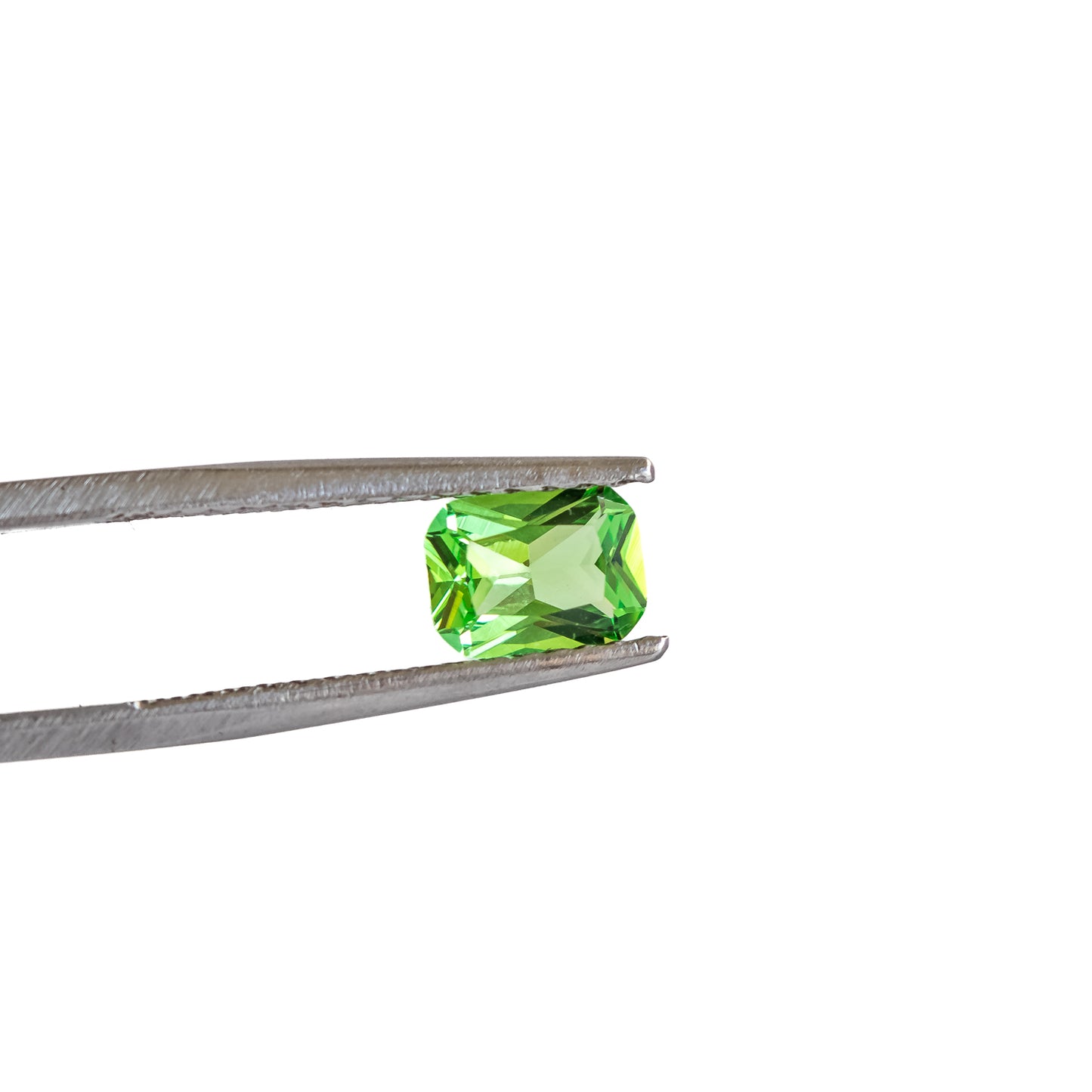 Nanosital #A-3855 Tsavorite Octagon 12*10 mm, 8*6 mm