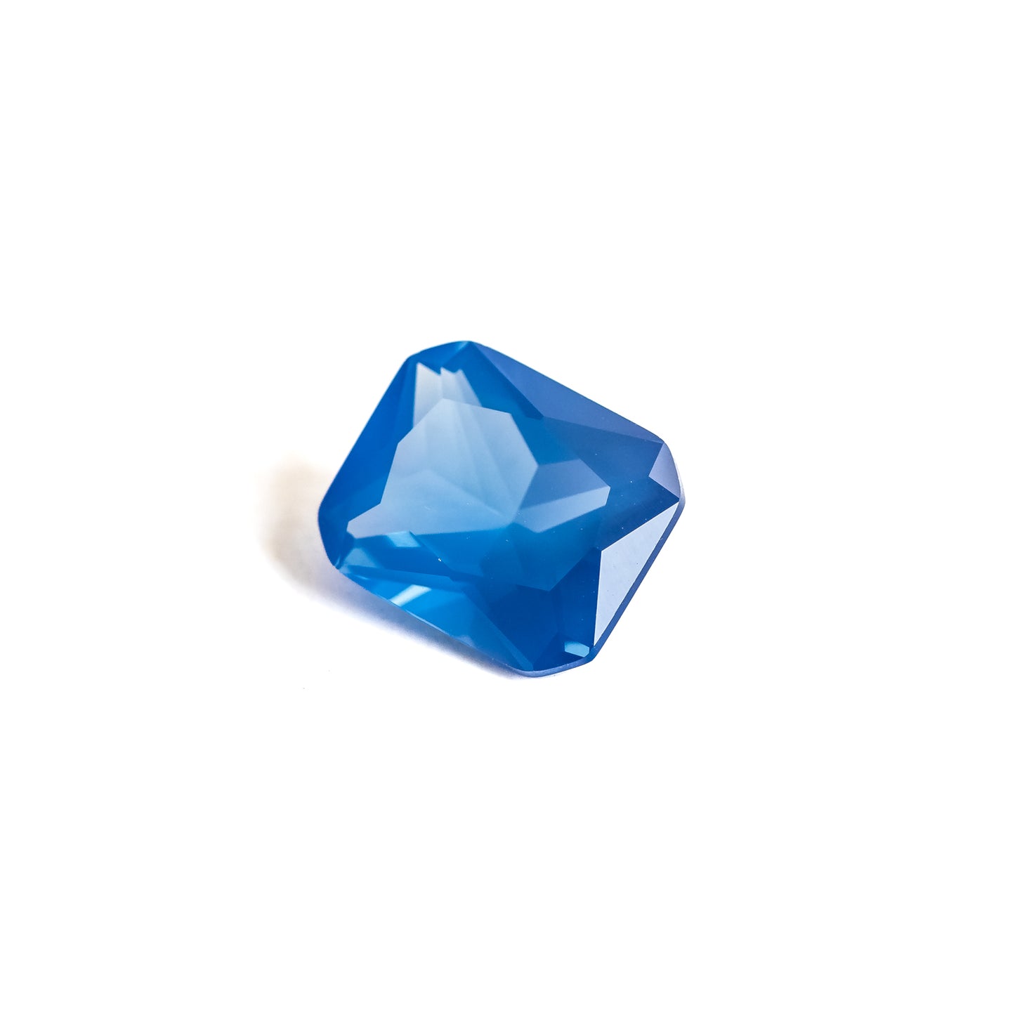 Nanosital #E-174/1 Chalcedony Blue Octagon 12*10 mm