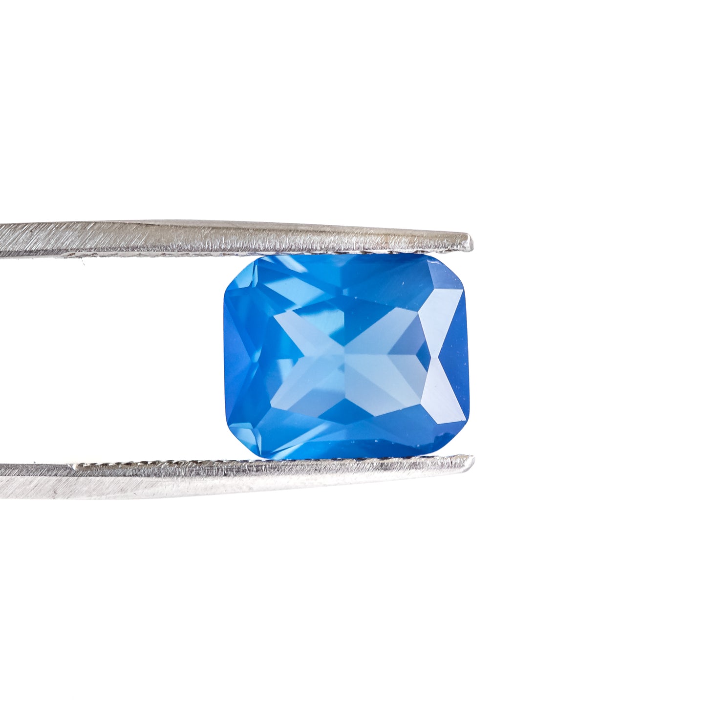 Nanosital #E-174/1 Chalcedony Blue Octagon 12*10 mm