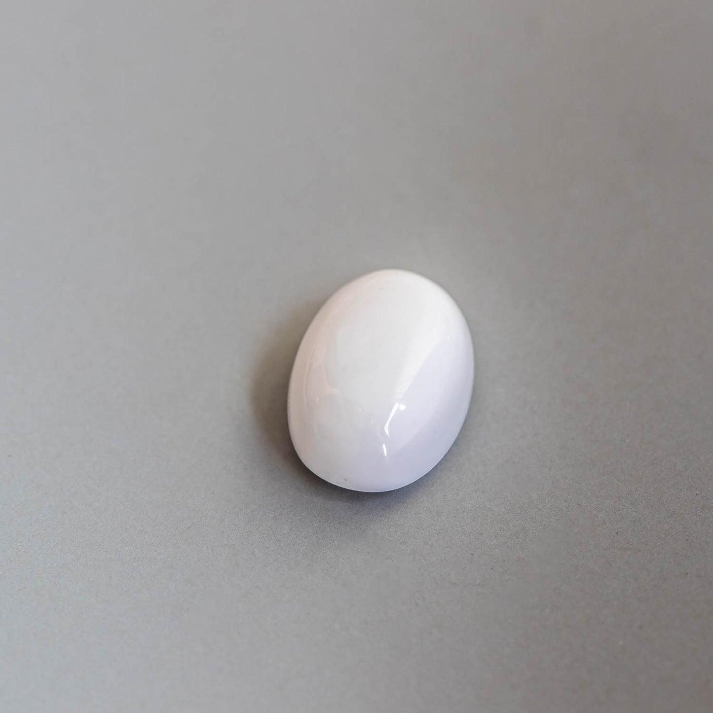 Nanosital #0001 Milky White and Pink Oval Cabochon 14*10 mm,