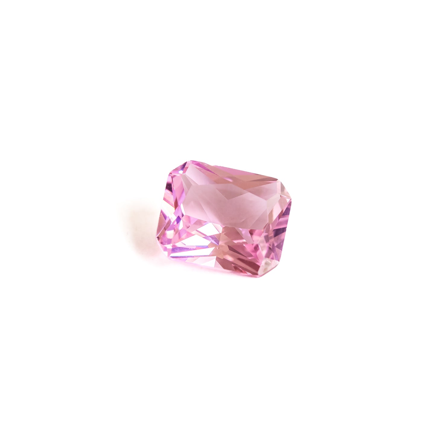 Nanosital #A-1255 Pink Extra Octagon 12*10 mm, 8*6 mm